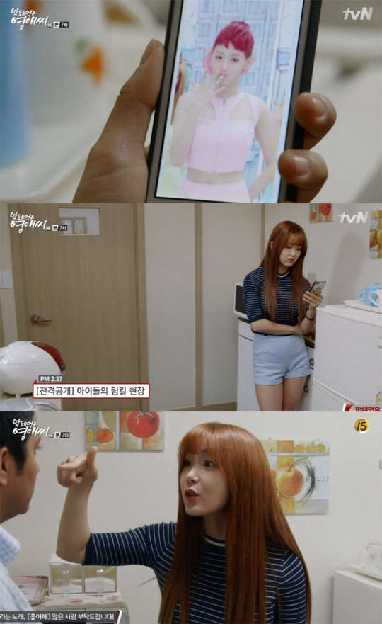 사진=tvN '막돼먹은 영애씨 시즌14' 방소 영상 캡처